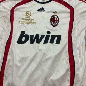 AC Milan Ronaldo 99 Jersey • Adidas Bwin • 2007 champions League